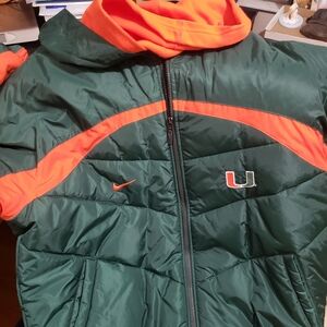 MIAMI U SIDELINE JACKET!